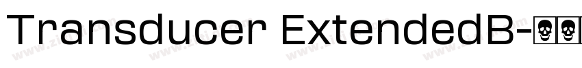Transducer ExtendedB字体转换